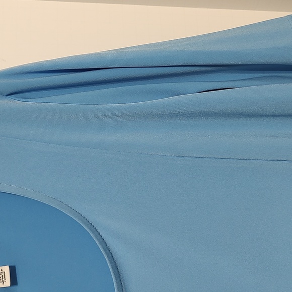 Blue Susan Graver Modern Essentials Tunic Top sz 1X - Picture 4 of 7